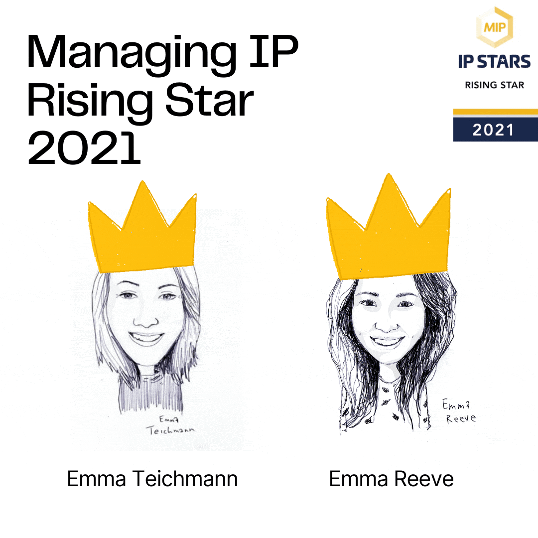 Managing IP Rising Star awards 2021- it's a good time to be called Emma